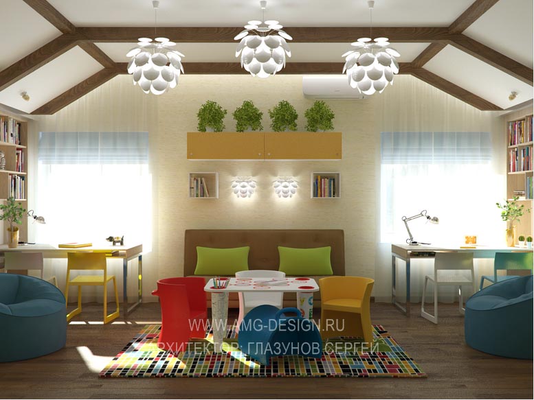 Дизайн интерьера комнаты сыновей