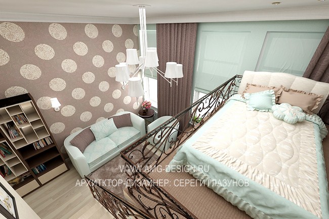 Дизайн интерьера спальни, Химки